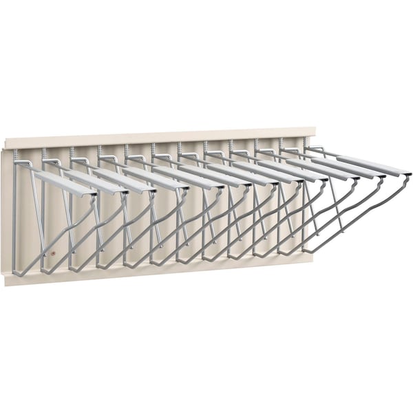 Interion By Global Industrial Interion Pivot Wall Mount Blueprint Storage Rack With 12 Hangers 316107 - main